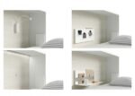 Horizontal folding bed without frame integrated between wardrobes - Image 2