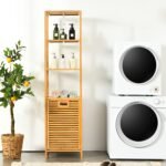 Bathroom Shelf & Laundry Basket - Image 2