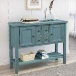 Beech wood buffet and counter - OHA-084