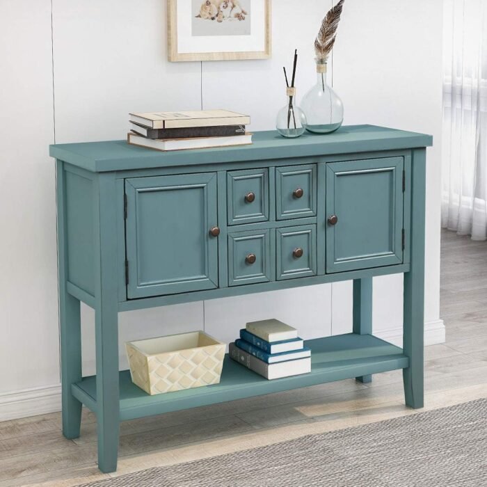 Beech wood buffet and counter - OHA-084 - Image 1