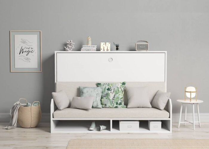 Horizontal folding bed with sofa 105 x 190 cm - Image 1
