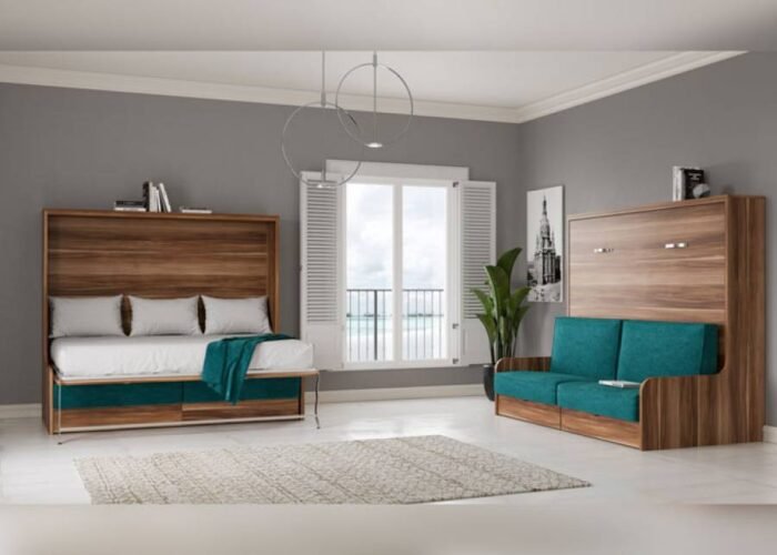 Horizontal folding bed measuring 150 x 190 for sofa. - Image 2