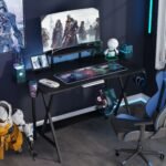 Computer Desk Gaming Desk Writing Workstation Study Desk - Image 4
