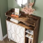 Shoe Cabinet, Shoe Organizer with Doors & Adjustable Shelves - Image 6