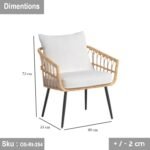 Sydney One Large Rattan Corner is enough for 7 people - Image 5