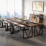Conference Table, 6FT Meeting Room Table Executive Desk - Image 6