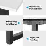 Conference Table, 8FT Rectangle Meeting Table Seminar Table - Image 7
