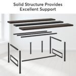 Conference Table, 6FT Rectangular Meeting Table Computer Desk - Image 7