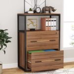 File Cabinet, Letter/Legal / A4 Size Filing Cabinet with 2 Drawers - Image 4
