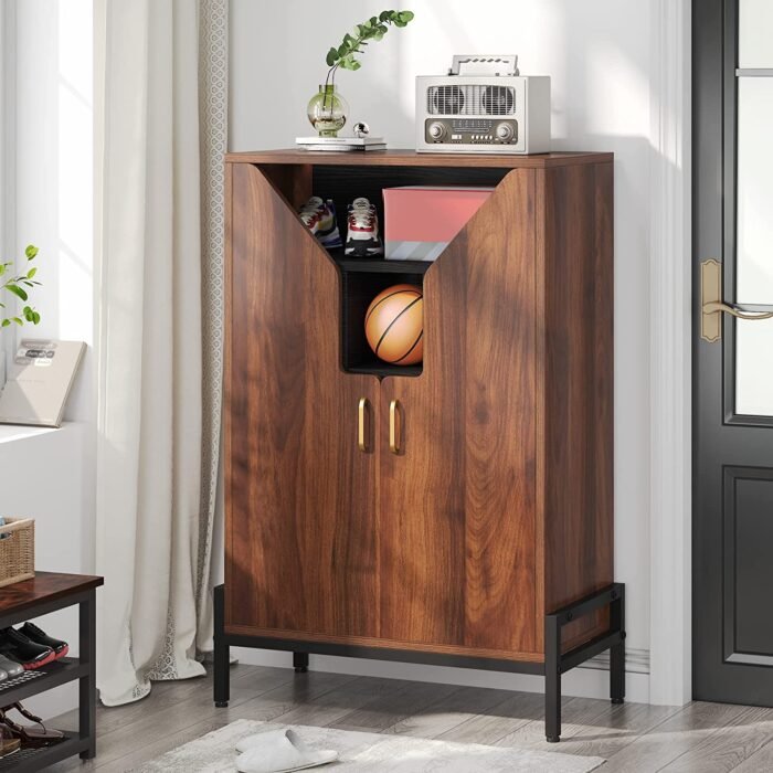 Shoe Cabinet, 7-Tier Large Shoe Storage Cabinets for Entryway - Image 1