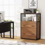File Cabinet, Letter/Legal / A4 Size Filing Cabinet with 2 Drawers - Image 5