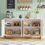 Sideboard Buffet, 59? Modern Kitchen Storage Cabinet with Doors - Image 5