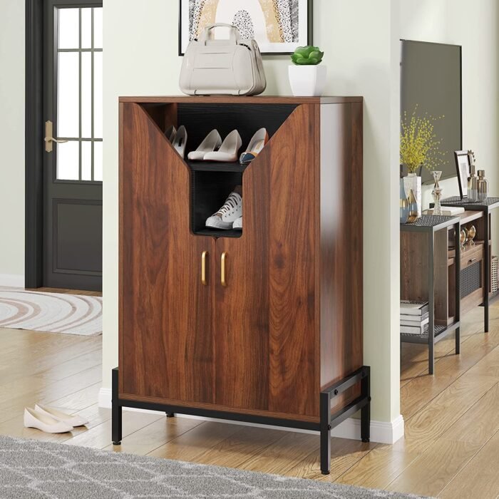 Shoe Cabinet, 7-Tier Large Shoe Storage Cabinets for Entryway - Image 4