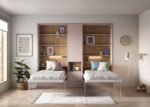 Bedroom with vertical folding beds to share - Image 2