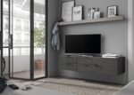 Living room with horizontal folding bed with sofa and storage box - Image 3