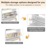 Shoe Cabinet, Flip Drawer Shoe Organizer and Coat Rack Set - Image 7