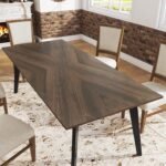 6FT Conference Table, 70.3 x 31 inch Meeting Table Computer Desk - Image 5