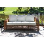 Alyshia 80.5'' Wicker Outdoor Sofa with Sunbrella Cushions - Image 2