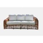 Alyshia 80.5'' Wicker Outdoor Sofa with Sunbrella Cushions