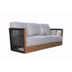 Aniston 81.5'' Teak Outdoor Sofa with Sunbrella Cushions