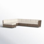 Annelise 9-Piece Outdoor Wicker Sectional with Sunbrella Cushions - Image 3