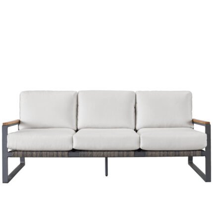 Bernie 77'' Metal Outdoor Sofa