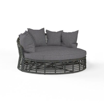 Caliope 60'' Wicker Outdoor Daybed with Sunbrella Cushions