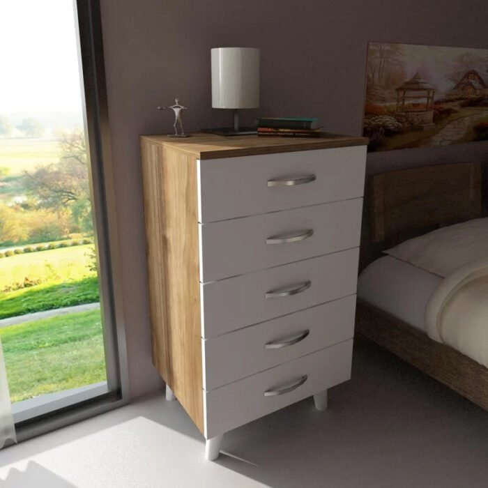 High quality MDF wood nightstand - OUBE-015 - Image 1