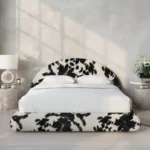 Luna Bed Set: Bed Frame + Headboard | White - Image 5