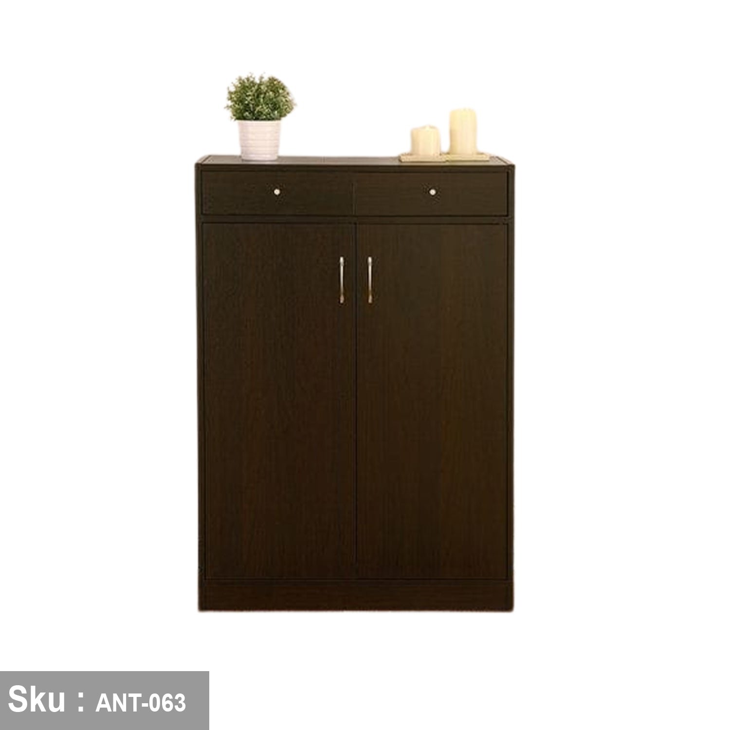 80cmX40cm High Quality MDF Wooden Shoe Rack - ANT-063 - Image 2