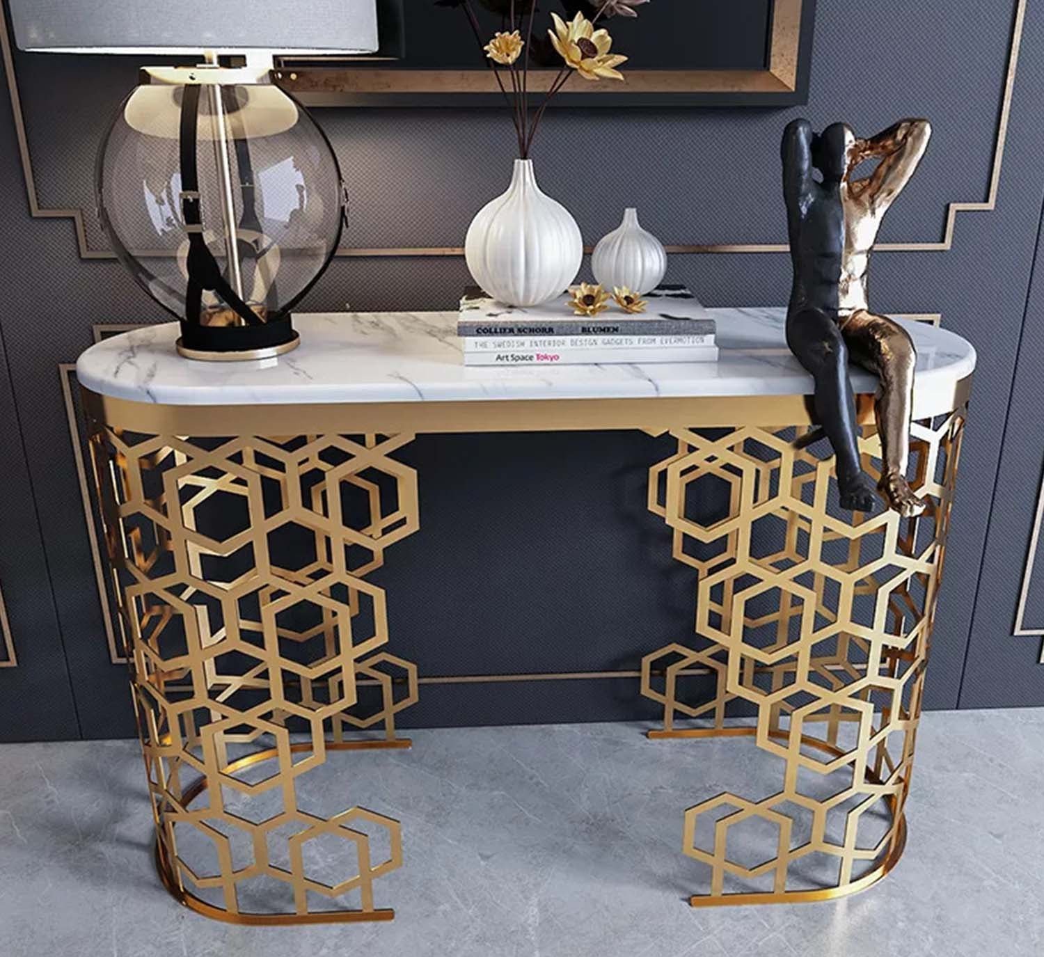 Golda console, electrostatic paint - Image 1