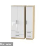 Cupboard 120 * 200 high quality MDF wood ant - 47 - Image 2