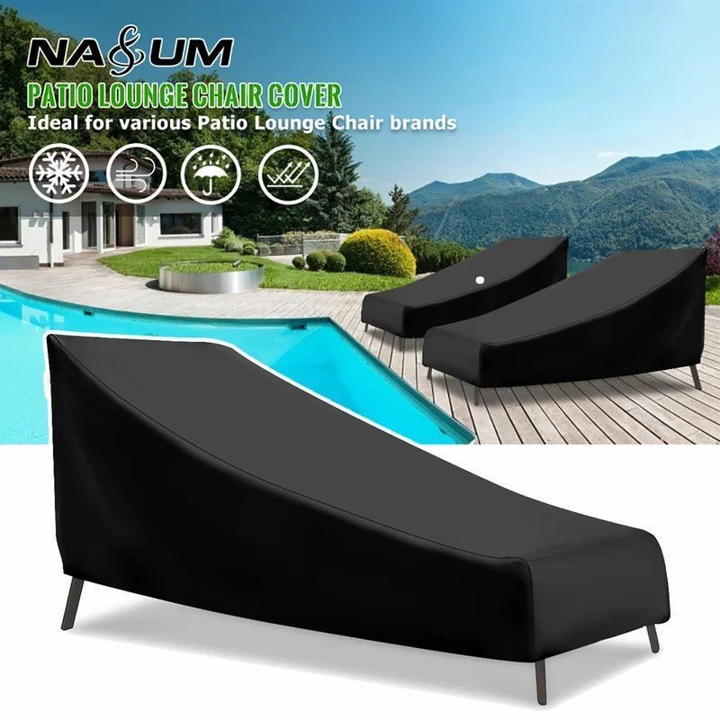 An outer waterproof cover for a chaise longue - Image 1