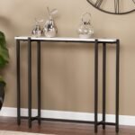 Cami console with electrostatic paint