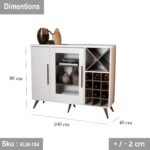 Coffee Corner High Quality MDF Wood - 80cmX100cm - ELM-104 - Image 4
