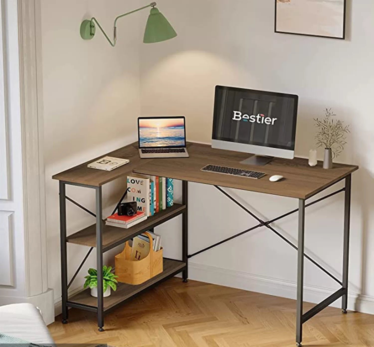 Melamine Wood Desk - MTC-003 - 120cmX90cm - Brown - Image 1