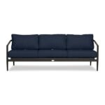 Delaine 83.25'' Metal Outdoor Sofa with Sunbrella Cushions - Image 2