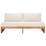 Despina 70.1'' Teak Outdoor Loveseat - Image 3