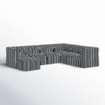 Eliana 124'' Outdoor Sectional with Sunbrella Cushions - Image 2