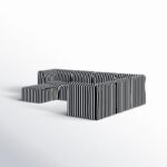 Eliana 124'' Outdoor Sectional with Sunbrella Cushions - Image 3