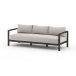 Etna 87.5'' Metal Outdoor Sofa - Image 2