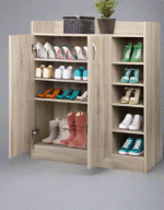 High quality MDF wooden shoe cabinet - KYN-125 - Image 4