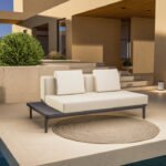 Filmore 68.7'' Metal Outdoor Loveseat