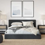 Ultra Bed Set: Bed Frame and Headboard | White - Image 7