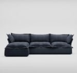 Plush modern corner cozy L sofa - Image 3