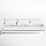 Glinda 86.3'' Metal Outdoor Sofa