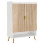 Shoe Cabinet, Shoe Storage Organizer with Adjustable Shelves - Image 9