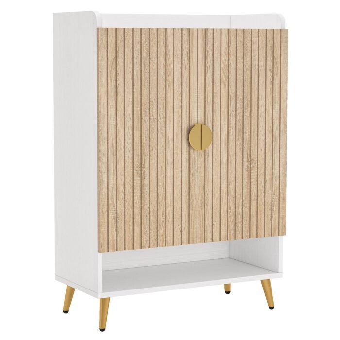 Shoe Cabinet, Shoe Storage Organizer with Adjustable Shelves - Image 9