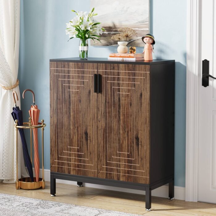 Shoe Cabinet, 20 Pairs Entryway Shoe Racks Organizer with Shelves - Image 8