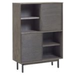 Beverly Acacia Wood Shelving Unit